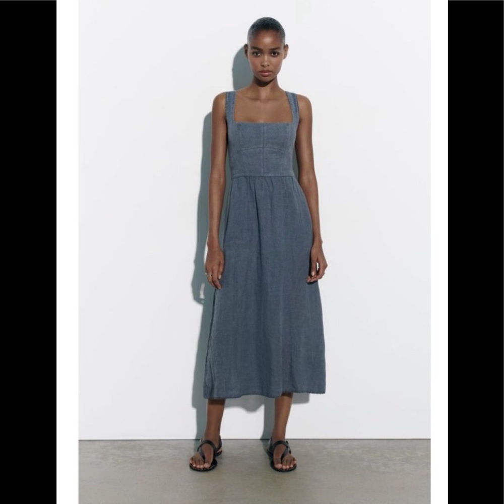 Zara linen dress